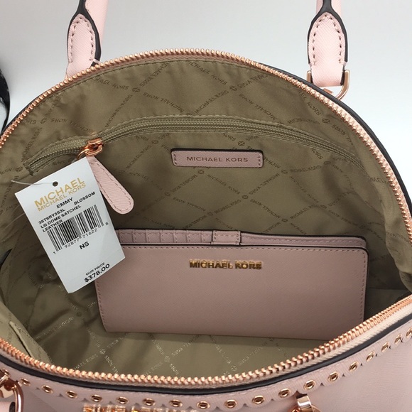 MICHAEL KORS EMMY LG DOME Satchel Bag & WALLET SET - Picture 4 of 8